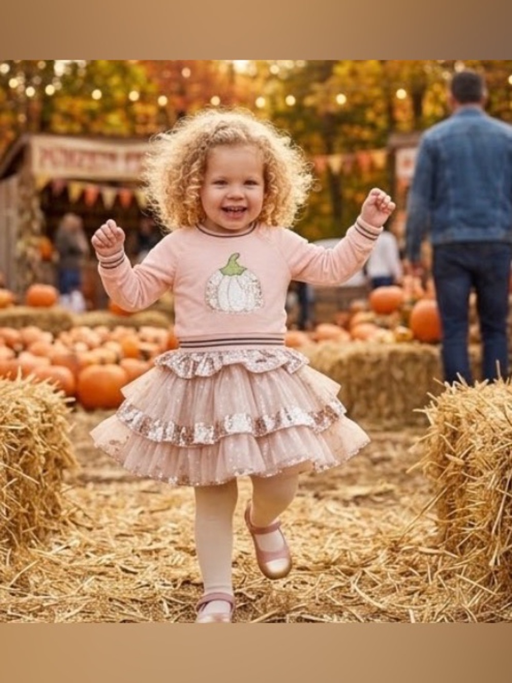 Truly Me By Nordstrom Sara Sara Girls Dress Pink Tulle Ruffle Skirt Pumpkin NWT